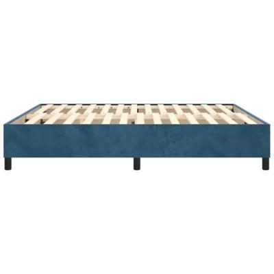 Boxspringframe fluweel donkerblauw 180x200 cm Boxspringframe fluweel donkerblauw 180x200 cm