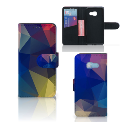 Samsung Galaxy A3 2017 | Book Case | Polygon Dark