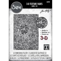 Sizzix • 3-d texture fades embossing folder engraved a5 by tim holtz - thumbnail