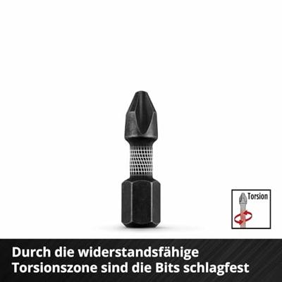 Einhell 108709 Dopsleutel-bitinzetset 1/4 (6.3 mm) 18-delig