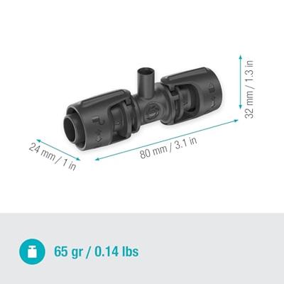 Gardena T-stuk 1/2" voor sproeiers - 13206-20 13206-20 - thumbnail