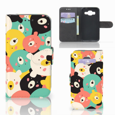 Samsung Galaxy Core Prime Leuk Hoesje Bears Samsung Galaxy Core Prime Leuk Hoesje Bears
