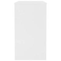 Bureau 90x40x72 cm bewerkt hout wit - thumbnail