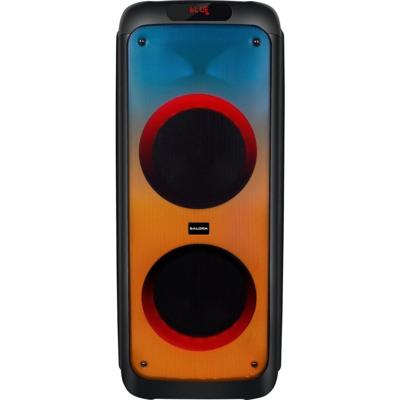 Salora Partyspeaker XL1 500W + LED-Verlichting Zwart Salora Partyspeaker XL1 500W + LED-Verlichting Zwart