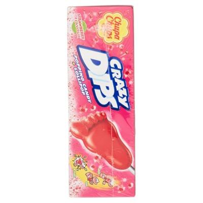 Chupa Chups Chupa crazy dips strawberry (24x 14gr)