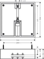 Hansgrohe Raindance E inbouwdeel voor hoofddouche 400/400 1jet - thumbnail