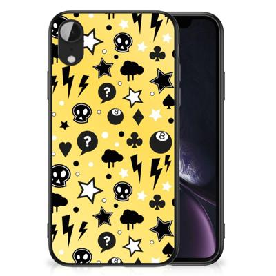 Telefoonhoesje Apple iPhone XR Punk Geel