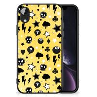 Telefoonhoesje Apple iPhone XR Punk Geel - thumbnail