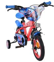 Spiderman Spider-man kinderfiets - jongens - 12 inch - blauw/rood - twee handremmen - thumbnail