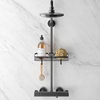 Metaltex Doucherek 29x11x9 cm Mat Zwart - thumbnail