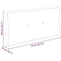 Palletkussens 7 st stof crèmekleurig - thumbnail