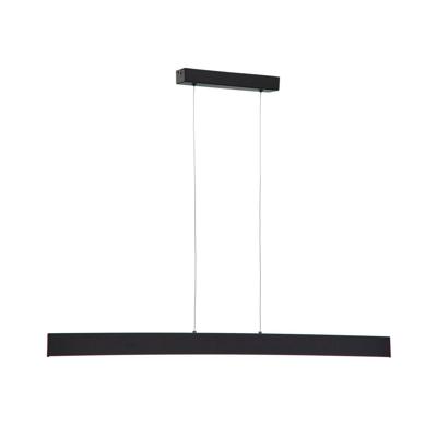 Kave Home Hanglamp 'Boadella' LED-balk, 100cm, kleur Zwart