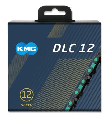 KMC ketting 1/2-11/128 118 12v dlc 12 zwart/celeste