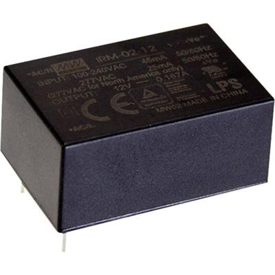 MEAN WELL IRM-02-3.3 AC/DC-printnetvoeding 3.3 V/DC 600 mA 2 W