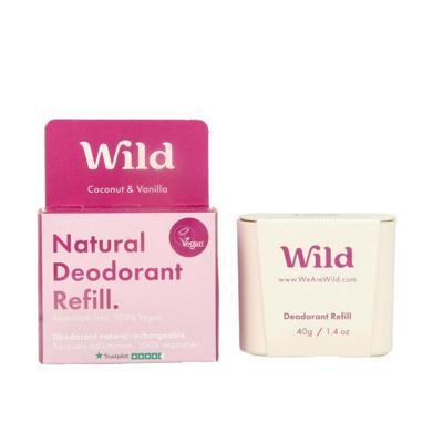 Wild Deodorant - Coconut/Vanilla - Navulling