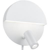 LED Wandlamp - Trion Marano - 8W - Warm Wit 3000K - Rond - Mat Wit - Aluminium - thumbnail