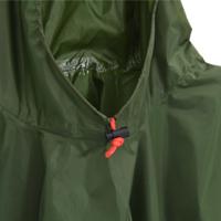 Regenponcho met capuchon 2-in-1 ontwerp 223x145 cm groen - thumbnail