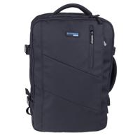 Donau Travel rugzak Prague, 32 l, 17 inch, zwart - thumbnail
