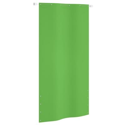 VidaXL Balkonscherm 120x240 cm oxford stof lichtgroen