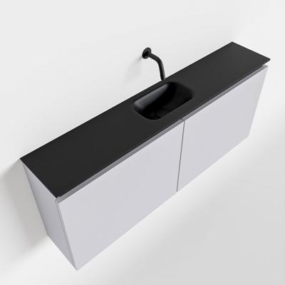 MONDIAZ TURE 120cm toiletmeubel cale. EDEN wastafel urban midden geen kraangat