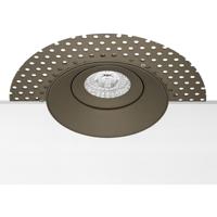 Inbouwspot Trimless - Sigmi Arno Pro - Rond - Brons - Kantelbaar - Zaagmaat 95mm Diameter 150mm - Incl. GU10 Fitting - thumbnail