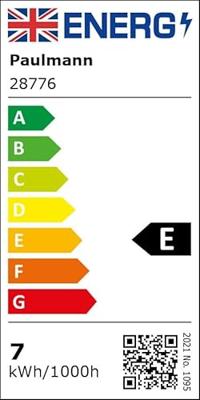 Paulmann 28776 LED-lamp Energielabel E (A - G) E27 7 W (Ø x h) 60 mm x 106 mm 1 stuk(s) Paulmann 28776 LED-lamp Energielabel E (A - G) E27 7 W (Ø x h) 60 mm x 106 mm 1 stuk(s)