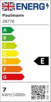 Paulmann 28776 LED-lamp Energielabel E (A - G) E27 7 W (Ø x h) 60 mm x 106 mm 1 stuk(s) - thumbnail