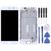 TFT materialen LCD-scherm en Digitizer met Frame voor Vivo X9(White) - thumbnail