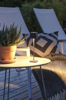 KonstSmide Draadloze tafellampCapri mini zwart - 7829-750 - thumbnail