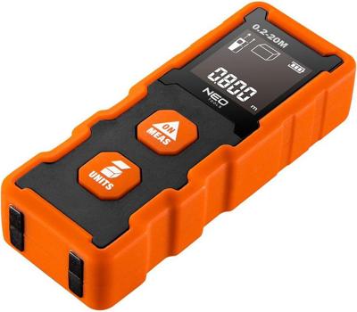 Enzo Neo laserafstandsmeter 20m digitaal - 6420450 Enzo Neo laserafstandsmeter 20m digitaal - 6420450