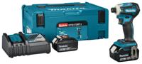Makita DTD172RTJ | Accu Slagschroevendraaier | 18V | 2 x 5,0 Ah accu + snellader | In Mbox DTD172RTJ - thumbnail