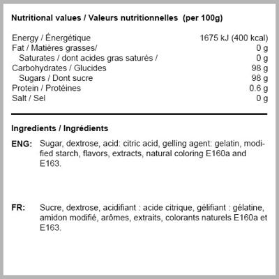 Snoep Fortuin vruchtenhartjes 1kg