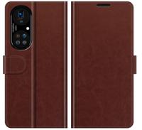 Casecentive Magnetische Leren Wallet case Huawei P50 Pro bruin - thumbnail