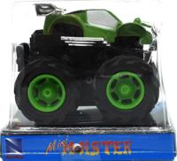 Mini monster jam 4 wiel aangedreven auto met frictie - thumbnail