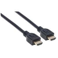 Manhattan HDMI Aansluitkabel HDMI-A-stekker, HDMI-A-stekker 5.00 m Zwart 353953 4K UHD, UL gecertificeerd HDMI-kabel - thumbnail