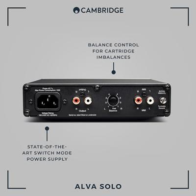 Cambridge Audio: Solo Phono Voorversterker - Zilver Cambridge Audio: Solo Phono Voorversterker - Zilver