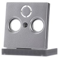 Merten 297560 Afdekking System M Aluminium 1 stuk(s)