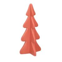 Beeld kerstboom terra 21 cm | 12 stuks - thumbnail