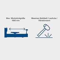 SCHEPPACH Houtdraaibank - 1000 mm - 400W - DM100T - thumbnail
