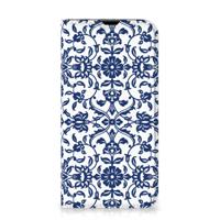 iPhone 13 Pro Smart Cover Flower Blue - thumbnail