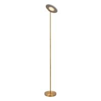 Lucide ZENITH - Vloerlamp - Ø 25,4 cm - LED Dimb. - 1x20W 3000K - Mat Goud / Messing - thumbnail
