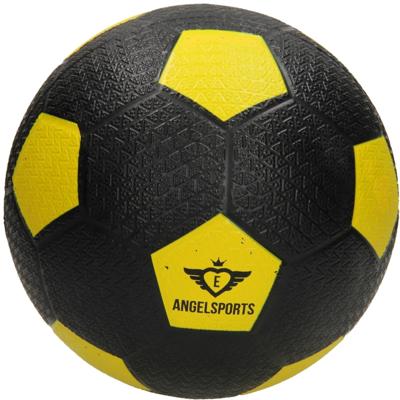 Engelhart Rubber straatvoetbal geel maat 5