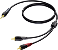 Procab CLA711 Mini-jack Naar RCA Verloopkabel 5 Meter - thumbnail