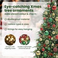 VidaXL Kunstmatige inklapbare kerstboom groen 120 cm pe en pvc - thumbnail