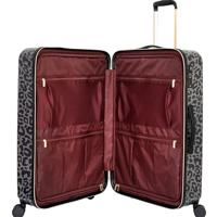 Grote panterprint koffer zwart - 76 cm - 95 liter - MŌSZ Lauren - thumbnail