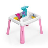 Dolu zand-watertafel + accessoires roze/wit - thumbnail