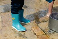 Kinderlaars mini pvc blauw 21 - thumbnail