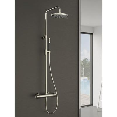 Hotbath Cobber thermostatische regendoucheset met 20cm ronde hoofddouche staafhanddouche wit mat SDS9WH Hotbath Cobber thermostatische regendoucheset met 20cm ronde hoofddouche staafhanddouche wit mat SDS9WH