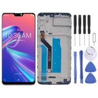 LCD-scherm en Digitizer volledige montage met Frame voor Asus Zenfone Max Pro (M2) ZB631KL (zwart) - thumbnail