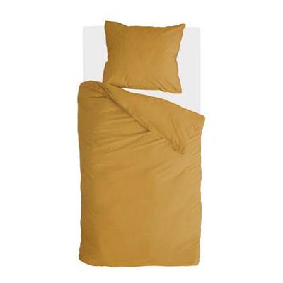 Walra Vintage Cotton Dekbedovertrek 140 x 220/240 cm - Honing mosterd Walra Vintage Cotton Dekbedovertrek 140 x 220/240 cm - Honing mosterd
